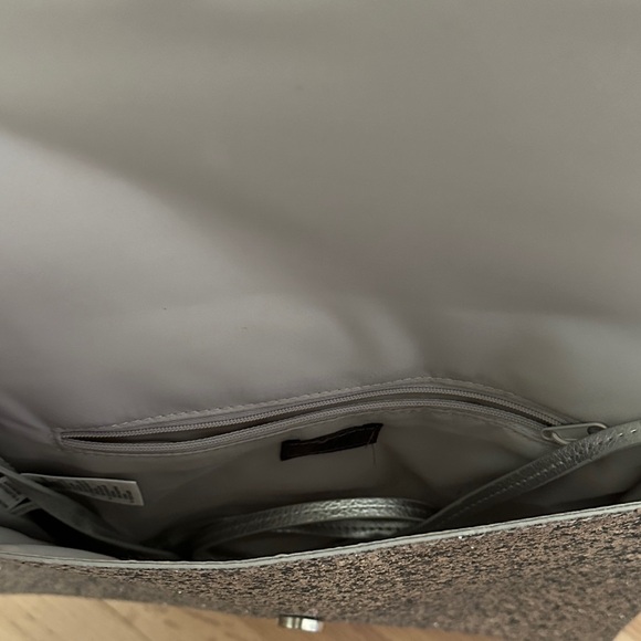 H&M Glitter Silver Glitter Envelope Clutch - Picture 8 of 9